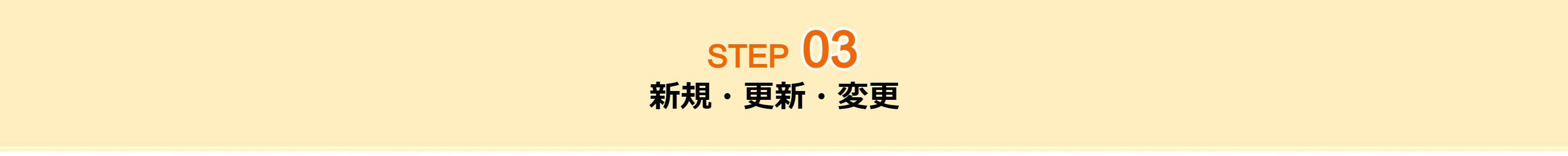 STEP03 新規更新変更許可申請